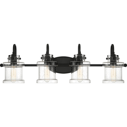Danbury Four Light Bath Fixture in Earth Black (10|DNY8604EK)
