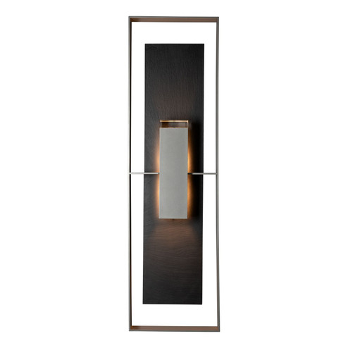 Shadow Box Shadow Box Extra Tall w/Slate Dark Sky Friendly Outdoor Sconce in Coastal Black (39|302669-SKT-80-SL-ZM0851)