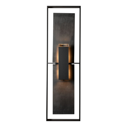 Shadow Box Shadow Box Tall w/Slate Dark Sky Friendly Outdoor Sconce in Coastal Oil Rubbed Bronze (39|302666-SKT-14-SL-ZM0850)