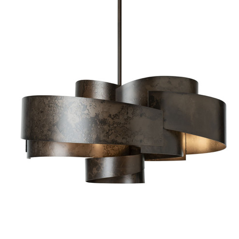 Zen Six Light Pendant in Dark Smoke (39|132117-SKT-MULT-07)