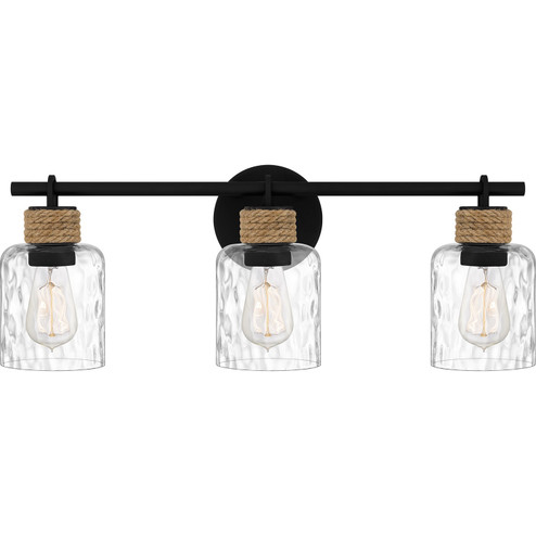 Baltic Three Light Bath in Matte Black (10|BTC8624MBK)