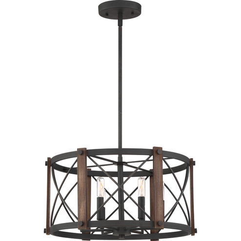 Baron Six Light Pendant in Marcado Black (10|BRO2820MK)