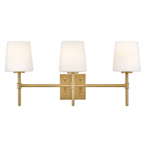 Saunders LED Vanity in Lacquered Brass (13|56953LCB)