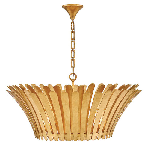 Reina LED Chandelier in Distressed Brass (13|47695DA)