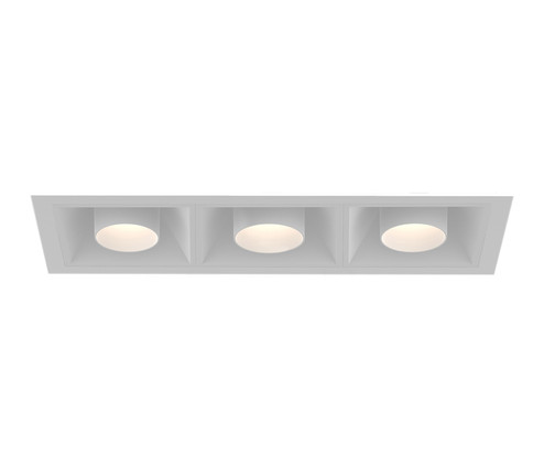 Bravo LED Recessed Multiple in White (40|BVOR3T02SGSGG1027WCL)