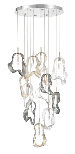 Norah LED Chandelier in Polished Nickel (40|49237-023)