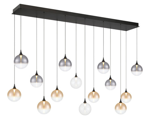 Iissa LED Linear Chandelier in Matte Black (40|48939-045)