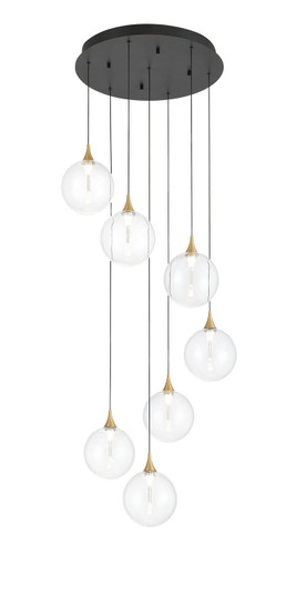 Iissa Seven Light Chandelier in Gold (40|48928-014)