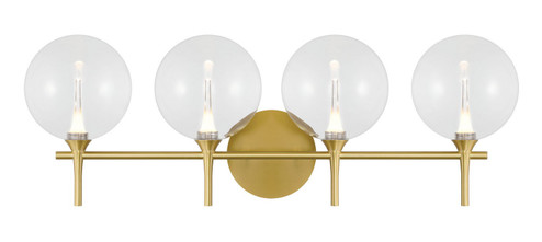 Iissa Four Light Vanity in Gold (40|48916-011)