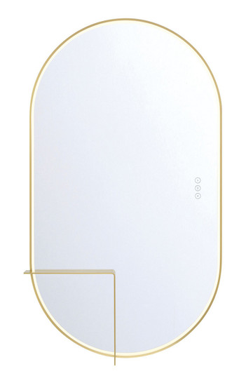 Linden LED Mirror in Gold (40|48521-017)