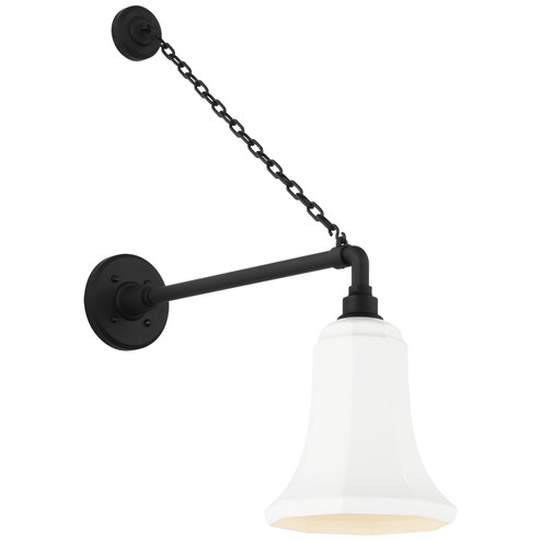 Academy Barn Light LED Barn Light in Matte Black (268|TOB 2813MBK/S8-WHT)
