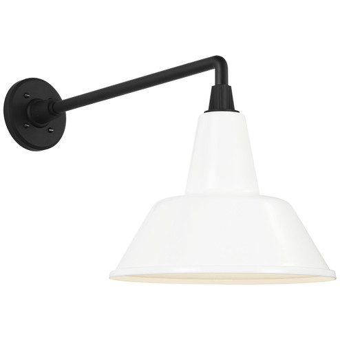 Academy Barn Light LED Barn Light in Matte Black (268|TOB 2812MBK/S1-WHT)