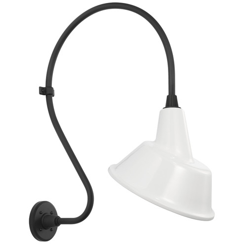 Academy Barn Light LED Barn Light in Matte Black (268|TOB 2805MBK/S3-WHT)