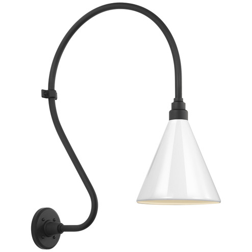 Academy Barn Light LED Barn Light in Matte Black (268|TOB 2805MBK/S10-WHT)