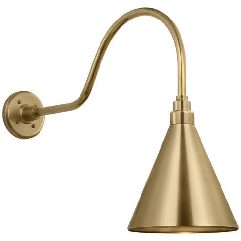 Academy Barn Light LED Barn Light in Hand-Rubbed Antique Brass (268|TOB 2802HAB/S10-HAB)
