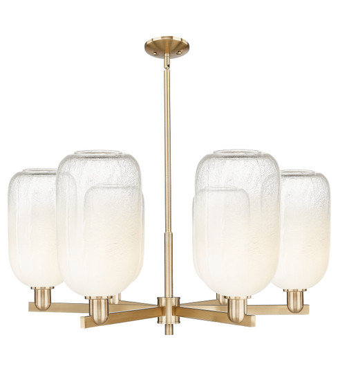 Arcadia Six Light Chandelier in Champagne Bronze (405|716-6CR-CB-G482-7OP)
