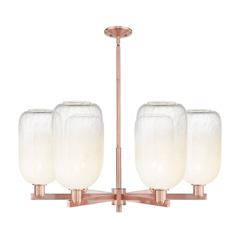 Arcadia Six Light Chandelier in Antique Copper (405|716-6CR-AC-G482-7OP)