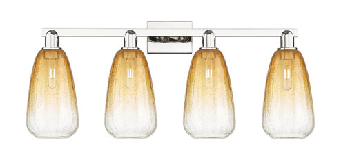Arcadia Four Light Bath Vanity in Polished Nickel (405|716-4W-PN-G480-6AM)