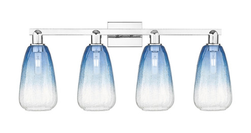 Arcadia Four Light Bath Vanity in Polished Chrome (405|716-4W-PC-G480-6SB)