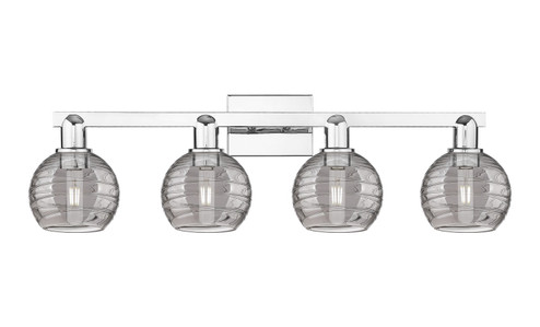 Arcadia Four Light Bath Vanity in Polished Chrome (405|716-4W-PC-G1213-6SM)