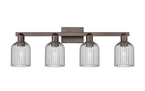 Arcadia Four Light Bath Vanity in Oil Rubbed Bronze (405|716-4W-OB-G559-5SM)