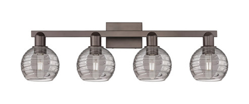 Arcadia Four Light Bath Vanity in Oil Rubbed Bronze (405|716-4W-OB-G1213-6SM)