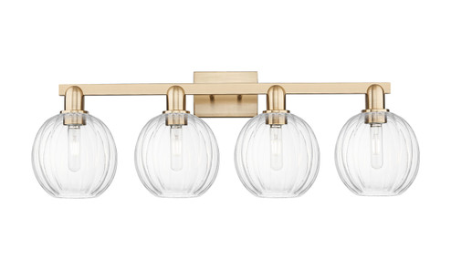 Arcadia Four Light Bath Vanity in Champagne Bronze (405|716-4W-CB-G458-7CL)