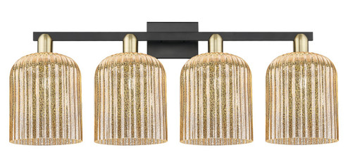 Arcadia Four Light Bath Vanity in Black Antique Brass (405|716-4W-BAB-G559-8ME)