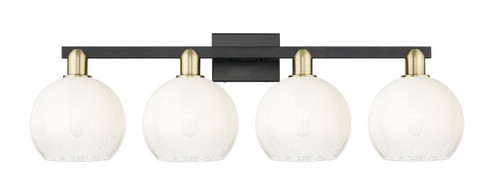 Arcadia Four Light Bath Vanity in Black Antique Brass (405|716-4W-BAB-G483-8OP)