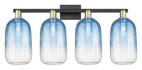 Arcadia Four Light Bath Vanity in Black Antique Brass (405|716-4W-BAB-G482-7SB)