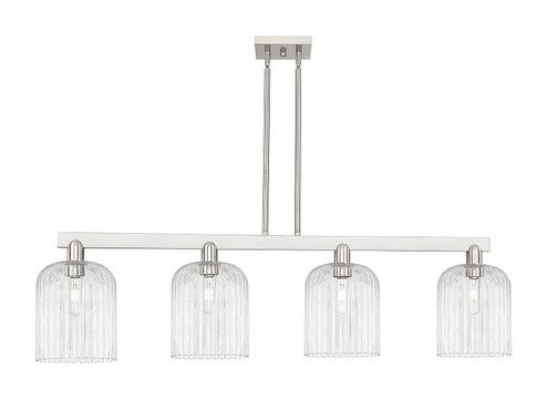 Arcadia Four Light Island Pendant in Brushed Satin Nickel (405|716-4I-SN-G559-8CL)