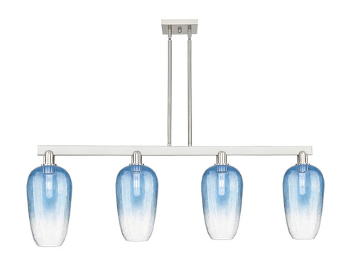Arcadia Four Light Island Pendant in Brushed Satin Nickel (405|716-4I-SN-G484-7SB)