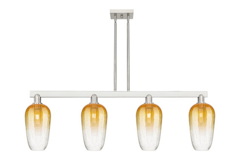 Arcadia Four Light Island Pendant in Brushed Satin Nickel (405|716-4I-SN-G484-7AM)