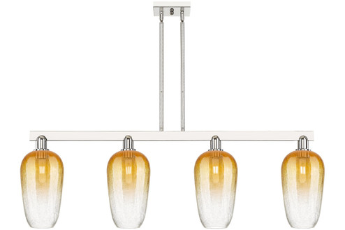 Arcadia Four Light Island Pendant in Polished Nickel (405|716-4I-PN-G484-7AM)
