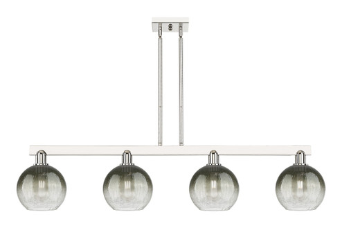 Arcadia Four Light Island Pendant in Polished Nickel (405|716-4I-PN-G483-8SL)
