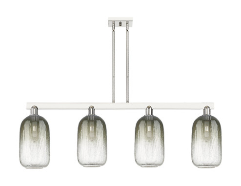 Arcadia Four Light Island Pendant in Polished Nickel (405|716-4I-PN-G482-7SL)