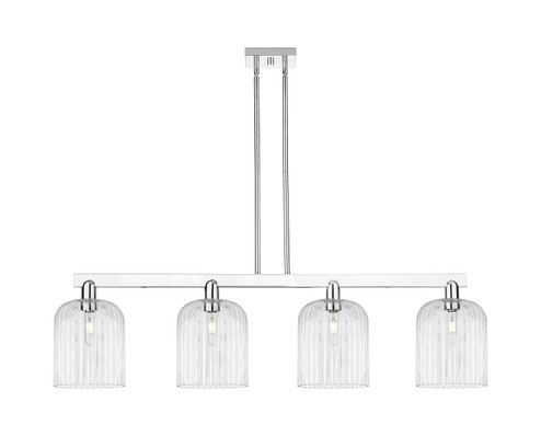 Arcadia Four Light Island Pendant in Polished Chrome (405|716-4I-PC-G559-8CL)