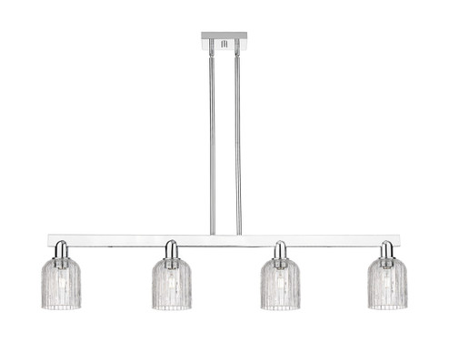 Arcadia Four Light Island Pendant in Polished Chrome (405|716-4I-PC-G559-5CL)