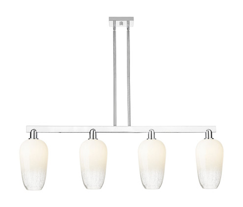 Arcadia Four Light Island Pendant in Polished Chrome (405|716-4I-PC-G484-7OP)