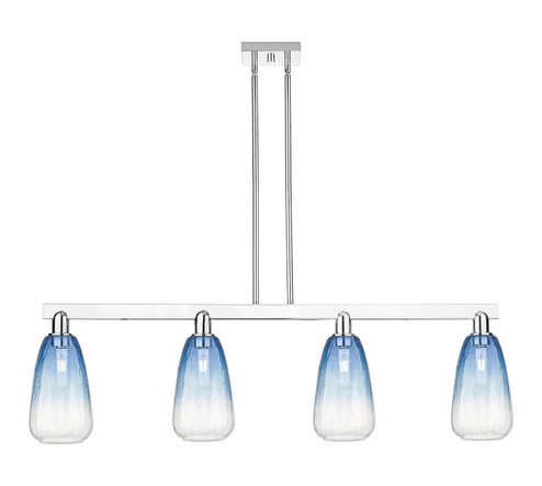 Arcadia Four Light Island Pendant in Polished Chrome (405|716-4I-PC-G480-6SB)