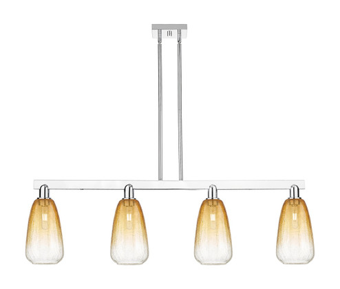Arcadia Four Light Island Pendant in Polished Chrome (405|716-4I-PC-G480-6AM)