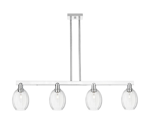 Arcadia Four Light Island Pendant in Polished Chrome (405|716-4I-PC-G459-6CL)