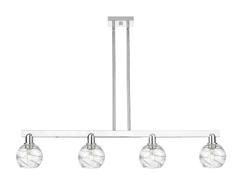 Arcadia Four Light Island Pendant in Polished Chrome (405|716-4I-PC-G1213-6CL)