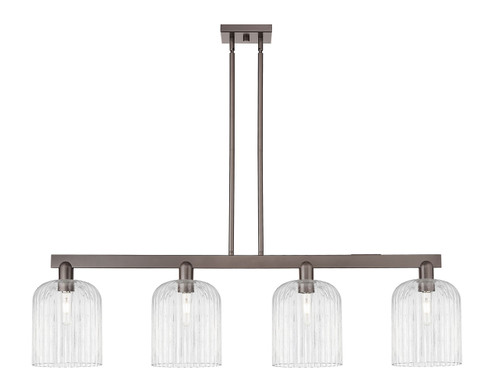 Arcadia Four Light Island Pendant in Oil Rubbed Bronze (405|716-4I-OB-G559-8CL)