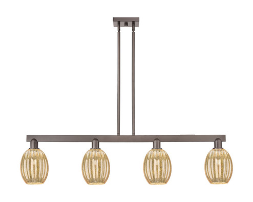 Arcadia Four Light Island Pendant in Oil Rubbed Bronze (405|716-4I-OB-G459-6ME)