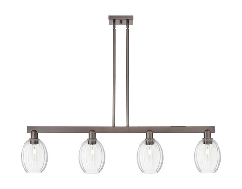 Arcadia Four Light Island Pendant in Oil Rubbed Bronze (405|716-4I-OB-G459-6CL)