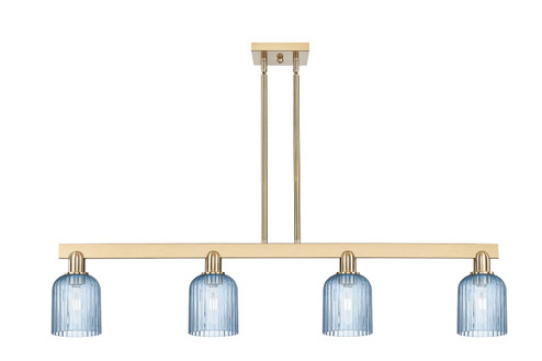 Arcadia Four Light Island Pendant in Champagne Bronze (405|716-4I-CB-G559-5BL)
