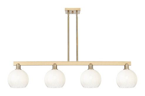 Arcadia Four Light Island Pendant in Champagne Bronze (405|716-4I-CB-G483-8OP)