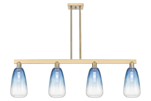 Arcadia Four Light Island Pendant in Champagne Bronze (405|716-4I-CB-G480-6SB)