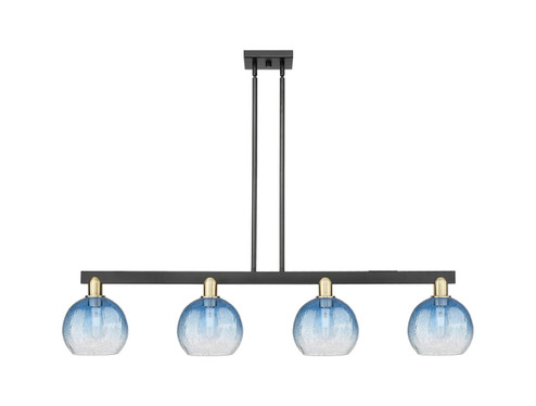 Arcadia Four Light Island Pendant in Black Antique Brass (405|716-4I-BAB-G483-8SB)